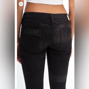 Robin’s Jeans Marilyn Women's Jeans with Tonal Wings and Crystals
